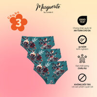 COMBO 3 quần lót cạp thấp mềm mại thời trang chuẩn OEKO-TEX – Marguerite từ Corèle Pháp – 03058
