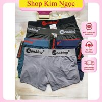 Combo 3 Quần Lót Đùi Nam Boxers Cotton Thông Hơi Lưng Thun Bản Lớn Cao Cấp (304) Size 45 - 85 Kg  - Shop Kim Ngọc