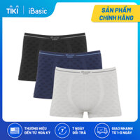Combo 3 quần lót nam không đường may Trunk Seamless iBasic PANM095 - Mix Màu ngẫu nhiên - LXL
