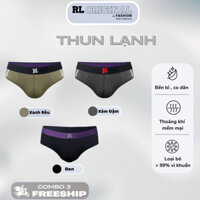Combo 3 quần lót nam relax RDO116 thun Lạnh co giãn 4 chiều, mềm mịn, thoải mái