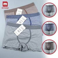Combo 3 Quần Lót, Quần Sịp Boxer Nam Melange Siêu Co Giãn, Thoáng Khí, Mềm Mại - FOR01