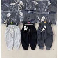 Combo 3 quần nỉ bé trai giữ nhiệt mùa đông, quần nỉ giữ nhiệt bé trai