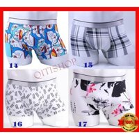 Combo 3 Quần Sịp Đùi Lụa Nam Đẹp, Boxer Lụa Nam Độc Lạ (Được Chọn Mẫu) - QA