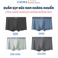 Combo 3 Quần Sịp Đùi nam CAVILL. Chất vải thông hơi, kháng khuẩn, khử mùi công nghệ Seamless không đường may cao cấp.