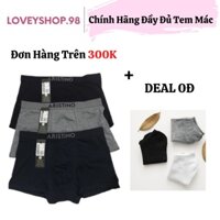 Combo 3 Quần Sịp Đùi ❤️𝐅𝐫𝐞𝐞𝐬𝐡𝐢𝐩❤️ Quần Lót Nam Bikini ARISTINO Chính Hãng Kháng Khuẩn, Thông Hơi