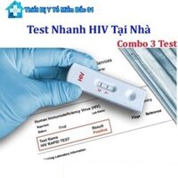 Combo 3 Que Thử Nhanh H.I.V Fastep Mỹ