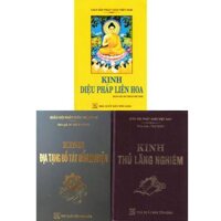 COMBO 3 QUYÊN KINH ĐỊA TẠNG BỒ TÁT BỔN NGUYỆN  KINH DIỆU PHÁP LIÊN HOA  KINH THỦ LĂNG NGHIÊM