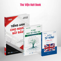 Combo 3 sách học tiếng anh giao tiếp cơ bản cho người mới bắt đầu và Tự học phát âm