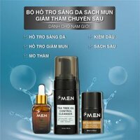 Combo 3 Sản Phẩm Cho Nam The M.E.N Gel Trị Mụn - Sữa Rửa Mặt - Serum Face 160ml