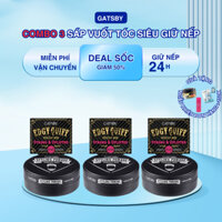 [COMBO 3] Sáp pomade tạo kiểu tóc siêu cứng bóng, siêu giữ nếp Gatsby Nhật Bản