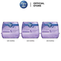 Combo 3 Sáp thơm khử mùi Pure Air hương lavender/cam chanh/hoa anh đào/hoa Hồng 180g