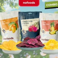 Combo 3 Sấy Dẻo Xoài - Dứa - Thanh Long Đỏ