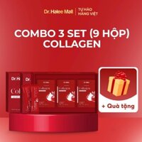 Combo 3 Set Collagen Lựu Đỏ Curcumin - Dưỡng Trắng, Chống Lão Hóa, Hỗ Trợ Tiêu Hóa (9 Hộp x 10 Gói)