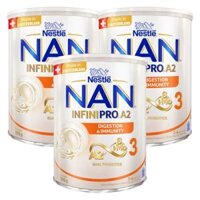 Combo 3 Sữa Nestlé NAN INFINIPRO A2 số 3 800g (6HMO) (2-6 tuổi)