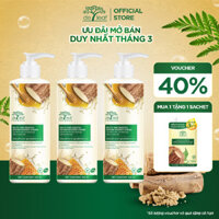 Combo 3 Sữa Tắm De Leaf Thanaka Trắng Mịn 450ML