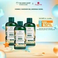 Combo 3 Sữa Tắm Hương Hoa Chùm Ngây Moringa Shower Gel 250ML The Body Shop