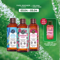 Combo 3 sữa tắm thiên nhiên hương biển - hoa hồng - mâm xôi đỏ Yves Rocher 400mlx3