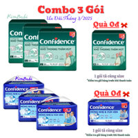 Combo 3 Tã Dán và Tã Quần Người Lớn Confidence các size M20/L20/M16/L14 miếng