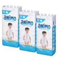 Combo 3 tã Quần Animo Siêu Mềm Thoáng (XXL, 50 miếng)