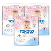 Combo 3 Tã quần Nhật Bản Takato siêu mềm mại (M, 76 miếng)