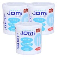 Combo 3 Tăm bông kháng khuẩn Jomi 200 que