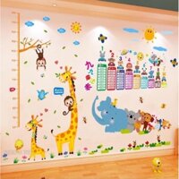 combo 3 tấm decal dán tường cho bé ( 1m8*2m5)