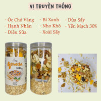 [COMBO 3 TẶNG 1] Ngũ Cốc Dinh Dưỡng Granola 30% Yến Mạch 2kg - 4 Vị