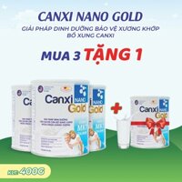 [Combo 3 Tặng 1] Sữa Bột Cho Người Già Hỗ Trợ Xương Khớp Bổ Sung Canxi Chắc Xương Canxi Nano Gold