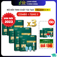 [Combo 3 Tặng 3] Bộ đôi tinh chất tái tạo tế bào gốc Collagen Jinshane - Jinshane - CHÍNH HÃNG
