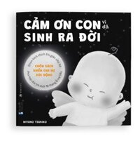 Combo 3 tập ehon, bộ thẻ kích thích thị giác cho trẻ sơ sinh, thai giáo - cảm ơn con vì đã đến