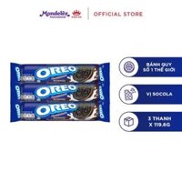 Combo 3 Thanh Bánh Quy Oreo Socola X 119.6G