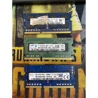 Combo 3 thanh ram ddr3 laptop 2gb bus 1600 (12800) hàng tháo máy