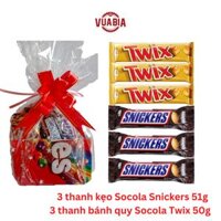 Combo 3 Thanh Snickers và 3 Thanh Twix - Quà Tặng Không Bán