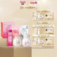 Combo 3 thực phẩm bảo vệ sức khỏe InnerB Aqua Bank (56 viên) + Viên uống hỗ trợ sáng da InnerB Snow White 56 viên & Hộp 6 chai nước uống Collagen Vitamin C sáng da InnerB Glowshot (50mlx6)