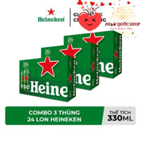 COMBO 3 THÙNG BIA HEINEKEN 330ML