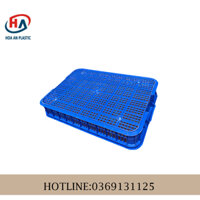 Combo 3 thùng nhựa rỗng HS010-KT:610x420x100mm