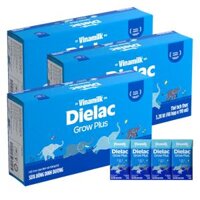 Combo 3 Thùng Sữa uống dinh dưỡng Dielac Grow Plus 110ml (Sữa Non) - Lốc 4 hộp