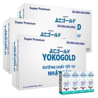 Combo 3 Thùng Sữa uống dinh dưỡng Vinamilk Yoko Gold 180ml (Lốc 4 hộp)