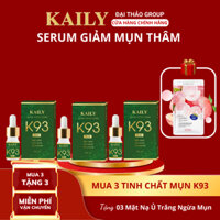 Combo 3 Tinh Chất Mụn K93 (Giá sỉ) - Tặng Kèm 3 Ủ Trắng Ngừa Mụn - KAILY COSMETIC