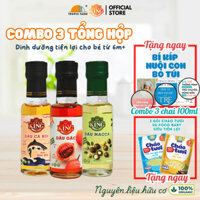 [COMBO 3 TỔNG HỢP] Dầu Cá Hồi Gấc Macca Dầu Ăn Dặm Cho Bé Tiện Lợi Bổ Sung Vitamin Omega 3 Cho Mẹ Và Bé Omega King Kiddy