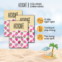 Combo 3 Trà Dâu Đá - Trà trái cây hoà tan Archcafé (hộp 12 gói x 18g)