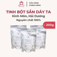 Combo 3 túi 200g Tinh bột sắn dây ta Kinh Môn nguyên chất