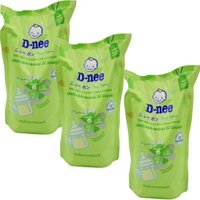 COMBO 3 TÚI 600 ML DNEE ORGANIC RỬA BÌNH SỮA THÁI LAN