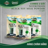 Combo 3 Túi Bột Đậu Nành Đen Unisoy (3x384g)