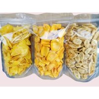 COMBO 3 TÚI MÍT SẤY GIÒN NGUYÊN MIẾNG, KHOAI LANG SẤY MẬT ONG NGUYÊN MIẾNG, CHUỐI SẤY GIÒN NGUYÊN MIẾNG