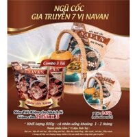 Combo 3 túi ngũ cốc lợi sữa navan Chính Hãng (tặng lon sữa đặc 500g)