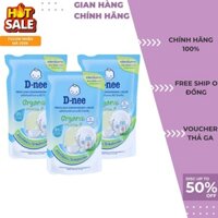ComBo 3 Túi Nước rửa/xúc bình sữa Dnee Organic Túi 500ml.. ..