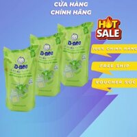 ComBo 3 Túi Nước xúc bình sữa Dnee, rửa bình sữa Dnee dạng túi (bịch) 550ml chuẩn thái.....