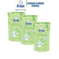 ComBo 3 Túi Nước xúc bình sữa Dnee, Nước rửa bình sữa Dnee dạng túi 550ml hàng thái . .