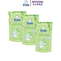 ComBo 3 Túi Nước xúc bình sữa Dnee, rửa bình sữa Dnee dạng túi  550ml hàng THÁI.